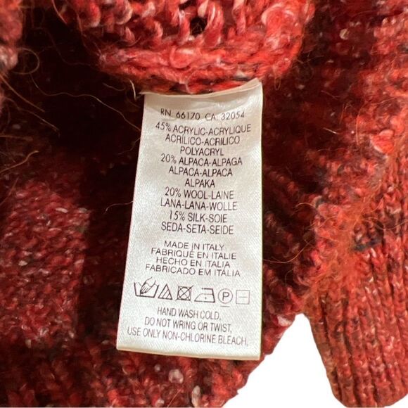 Anthropologie Moth Wool Alpaca Mock Sweater - Picture 5 of 6